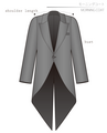 Morning coat Ladies-LL size [Letter paper download pattern]