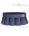 Hip huggers pleated skirt Ladies'-L size [A4 paper download pattern]