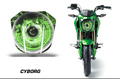 ヘッドライトアイ Z125Pro ステッカー1