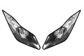 ZX6R ヘッドライト ステッカー