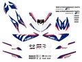 BMW S1000RR 15 SBK グラフィックステッカー