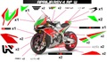 RSV4 R-FW 2016 グラフィック ステッカー