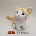 ねこぬいぐるみ「ねこにゃ」茶トラ白