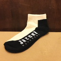 satori socks half link ankle BLACK/NATURAL