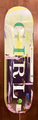girl deck C.kennedy letterpress 8.5”