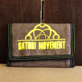 satori wallet half link tri-fold SAND