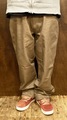 5nuts pants uniform herringbone standard shape KHAKI.OLIVE