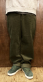 5nuts pants uniform corduroy standerd shape DARK.OLIVE