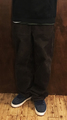 5nuts pants uniform corduroy standerd shape DARK.BROWN