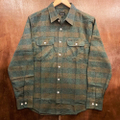 brixton l/s shirts bowery flannel OCEAN