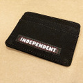 indy wallet 23SP bar logo card holder BLACK