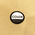 color communications patch circle ink BLACK