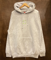 WKND pullover hood embroidered logo HEATHER.GREY