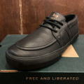 state shoe vista × matt rodriguez BLACK/BLACK full grain leather