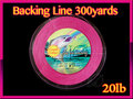 フライ用 バッキングライン 少し長めの 300yard Pink ピンク色 20lbs