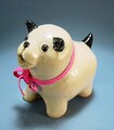 葉山雅美の作品　土鈴（陶鈴）いぬ（戌）　
