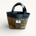 着せ替えminiトート　ラメ入り豹柄