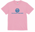 Tシャツ「TACCHAN AIRLINES」ピンク