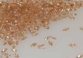 馬の目4x2mm オレンジ　キュービックジルコニア　