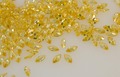 馬の目6x3mm イエロー　キュービックジルコニア　