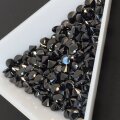 ダイヤカット6×3.5　ブラック　キュービックジルコニア