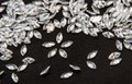 馬の目6x3mm クリア　キュービックジルコニア　