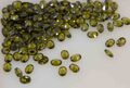 オーバル7x5mm　オリーブ　キュービックジルコニア　