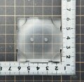 超高強度シリコン「20円形プレート用 2穴（φ3凹）」レジン用モールド