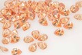 ドロップ8x6mm　オレンジ　キュービックジルコニア　