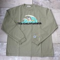 TES CALIFORNIA WAVE LONG SLEEVE BIG T-SHIRT
