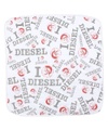 DIESELベビー用ロゴ付きブランケット布団