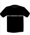 NEW TWFW バーコード Tシャツ ブラック