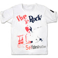 JAMF 10th anniv.JOE ALCOHOL VIVE LE ROCK T-Shirts RED＆BLACK
