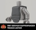 WWI ジャーマン　　サッペンパンツァー　トレンチアーマー