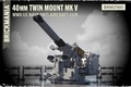 40mm連装対空機銃 Mark V - WWII US Navy Anti-Aircraft Gun