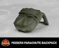 モダン　パラシュート　バックパック オリーブグリーン