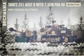 SdKfz 251 Ausf D /7.5㎝　Pak40付 - WWII ドイツ軍ハーフトラック