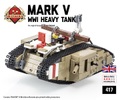 イギリス軍　Mark V WW1重戦車