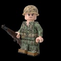 WWII US マリンレイダー　（フロッグスキン　カモ）パーフェクトキャリバーM1 グランドライフル付き