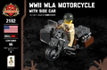WWII WLA バイク　サイドカー付き