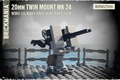 20mm連装対空機銃 Mk24 - WWII US Navy Anti-Aircraft Cannon