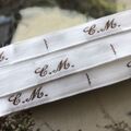 イニシャルテープ（C.M.）ドイツの現行品