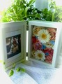 写真盾＆お花