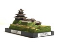完成品■春日山城・上杉謙信　 城コレ　ケース付き　サイズ(W142×D82×H100mm)日本の城　お城のジオラマ模型　プラモデル　城郭模型 お城コレクション　城コレ