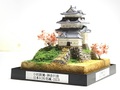 完成品■小田原城　 城コレ　ケース付き　サイズ(W113×D92×H113mm) 日本の城　お城のジオラマ模型　プラモデル　城郭模型 お城コレクション　城コレ