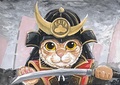 【China】【ont-47】B4　square　 戦国ニャンコいざ参らん　鬼辰カケル　ダイヤモンドアート