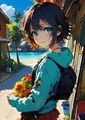 【国内製造】A3サイズ　四角　Yuna-016　ダイヤモンドアート