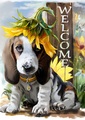 B4 WELCOM犬／ダイヤモンドアート(KIC-T1-240)