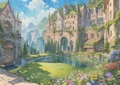【国内製造】A3サイズ　四角　オーロラビーズ3色入り　akari-092　ダイヤモンドアート