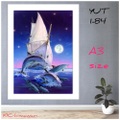 【国内製造】A3サイズ square【YUT1-84】フルダイヤモンドアート